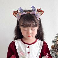 Simple Style Bow Knot Cloth Contrast Collar Hair Band main image 3