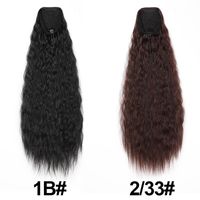 Women's African Style Street High Temperature Wire Ponytail Wigs main image 4