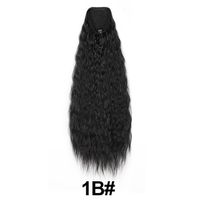 Women's African Style Street High Temperature Wire Ponytail Wigs sku image 1