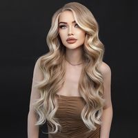Women's Sweet Party Street High Temperature Wire Long Curly Hair Wig Net main image 3