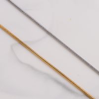 Elegant Einfacher Stil Einfarbig Rostfreier Stahl Überzug 18 Karat Vergoldet Armbänder main image 4