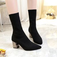 Women's Streetwear Solid Color Point Toe Pumps main image 6