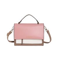 Femmes Toutes Les Saisons Faux Cuir Bloc De Couleur Vêtement De Rue Carré Boucle Magnétique Sac À Main sku image 1