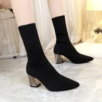 Women's Streetwear Solid Color Point Toe Pumps main image 4