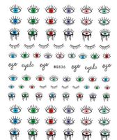 Novelty Eye Stickers Nail Decoration Accessories 1 Piece sku image 1