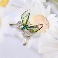 Vintage Style Butterfly Alloy Plating Inlay Acrylic Rhinestones Women's Brooches sku image 2