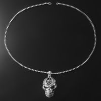 Vintage Style Skull Alloy Plating Men's Pendant Necklace main image 4