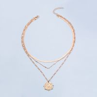 Elegant Simple Style Round Alloy Wholesale Layered Necklaces main image 6