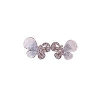 1 Pair Vintage Style Butterfly Plating Inlay Alloy Zircon Silver Plated Ear Studs main image 2