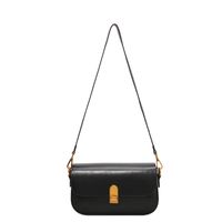 Women's Pu Leather Solid Color Elegant Square Magnetic Buckle Shoulder Bag Crossbody Bag sku image 3