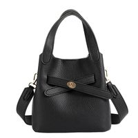 Women's All Seasons Pu Leather Solid Color Vintage Style Square Zipper Handbag sku image 2