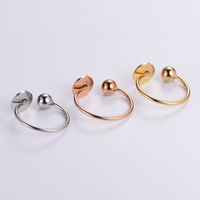 Casual Elegant Classic Style Solid Color Stainless Steel Plating 24k Gold Plated Rose Gold Plated Rings main image 5