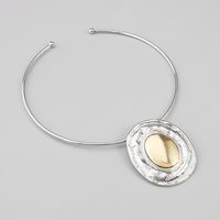 Exaggerated Modern Style Simple Style Round Alloy Women's Choker main image 3