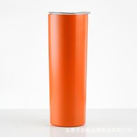 Fashion Solid Color Stainless Steel Thermos Cup 1 Piece sku image 16