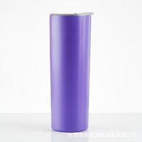 Fashion Solid Color Stainless Steel Thermos Cup 1 Piece sku image 15