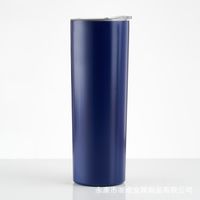 Fashion Solid Color Stainless Steel Thermos Cup 1 Piece sku image 13