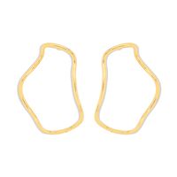 1 Pair Modern Style Simple Style Solid Color Alloy Earrings main image 2