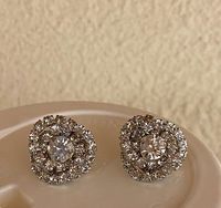 Wholesale Jewelry Elegant Lady Classic Style Geometric Alloy Zircon Inlay Ear Studs main image 3