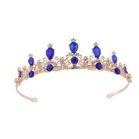 Bridal Crown Alloy Plating Rhinestones Crown sku image 5
