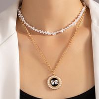 Cute Sweet Bow Knot Plastic Zinc Alloy Plating 14k Gold Plated Women's Pendant Necklace main image 1