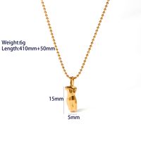 304 Stainless Steel 18K Gold Plated Casual Cute Classic Style Plating Heart Shape Butterfly Pendant Necklace main image 10