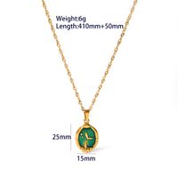 304 Stainless Steel 18K Gold Plated Casual Cute Classic Style Plating Heart Shape Butterfly Pendant Necklace main image 11