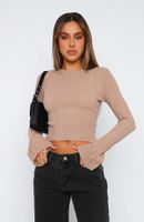 Women's Sweater Long Sleeve Sweaters & Cardigans Simple Style Solid Color main image 1