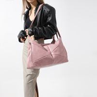 Women's Preppy Style Streetwear Sports Solid Color Pu Leather Travel Bags main image 4
