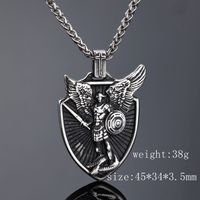 Retro Punk Angel 304 Stainless Steel Unisex Charms main image 3