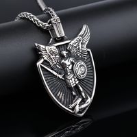 Retro Punk Angel 304 Stainless Steel Unisex Charms main image 2