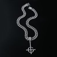 Hip Hop Couleur Unie Alliage Incruster Strass Hommes Pendentif sku image 4