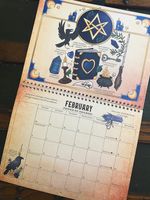 1 Piece Cartoon School Paper Casual Desk Calendar main image 4