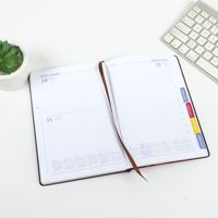 1 Piece Letter Learning Pu Leather Paper Casual Notebook main image 3