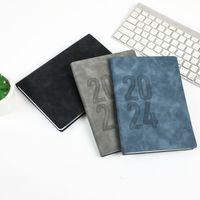 1 Piece Letter Learning Pu Leather Paper Novelty Notebook main image 1