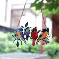 Casual Bird Alloy Metal Pendant Wall Art sku image 2