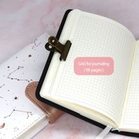 1 Piece Cartoon Learning Pu Leather Paper Novelty Notebook main image 4