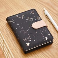 1 Piece Cartoon Learning Pu Leather Paper Novelty Notebook main image 3
