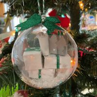 Weihnachten Einfacher Stil Katze Bogenknoten Kunststoff Familientreffen Gruppe Hängende Ornamente sku image 2