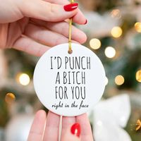 Christmas Simple Style Letter Arylic Indoor Party Festival Hanging Ornaments main image 4