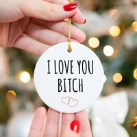 Christmas Simple Style Letter Arylic Indoor Party Festival Hanging Ornaments sku image 2