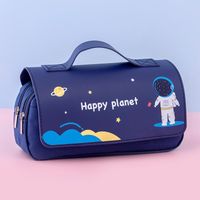 Cartoon Cloth School Korean Style Pencil Case sku image 2