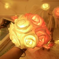 Cute Romantic Rose Plastic Wedding Party Festival String Lights main image 5