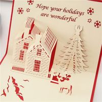 Christmas Cartoon Style Letter Paper Party Card main image 4
