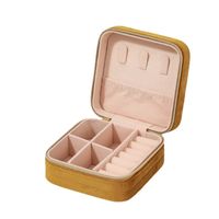Simple Style Solid Color Flannel Jewelry Boxes main image 4