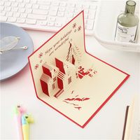 Christmas Cartoon Style Letter Paper Party Card main image 3