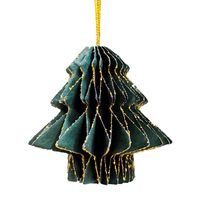 Christmas Romantic Christmas Tree Paper Indoor Party Festival Hanging Ornaments sku image 3