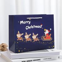 Christmas Cartoon Style Santa Claus Paper Card Christmas Party Gift Bags sku image 5