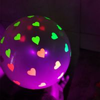 Retro Exaggerated Star Polka Dots Rubber Party Balloons main image 3