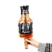 Cute Exaggerated Romantic Beer Wine Glass Wine Bottle Aluminum Film Party Birthday Festival Balloons sku image 3