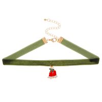 Vintage Style Christmas Tree Alloy Flannel Wholesale Pendant Necklace sku image 8